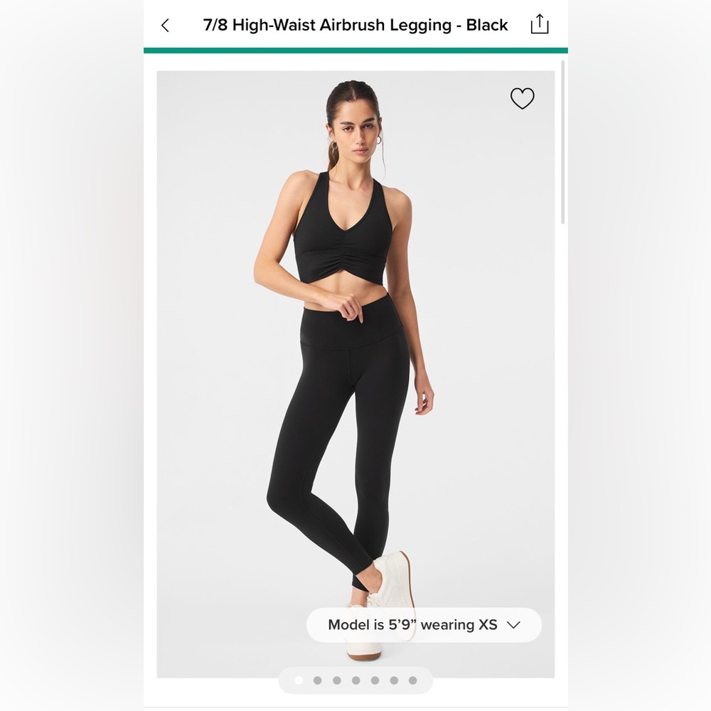 Alo 7/8 airbrush leggings